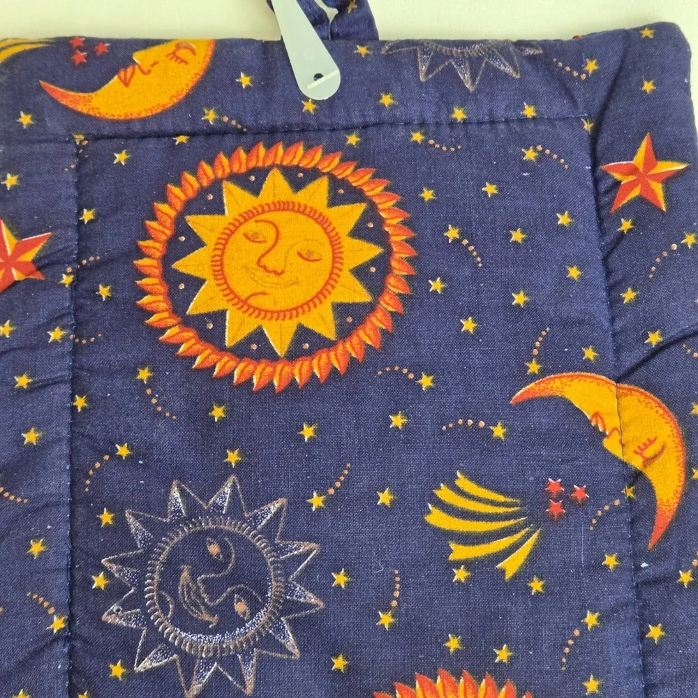 Franco‎ Celestial Starry Night Sky Santa Claus Holiday Pot Holder Cotton 2236